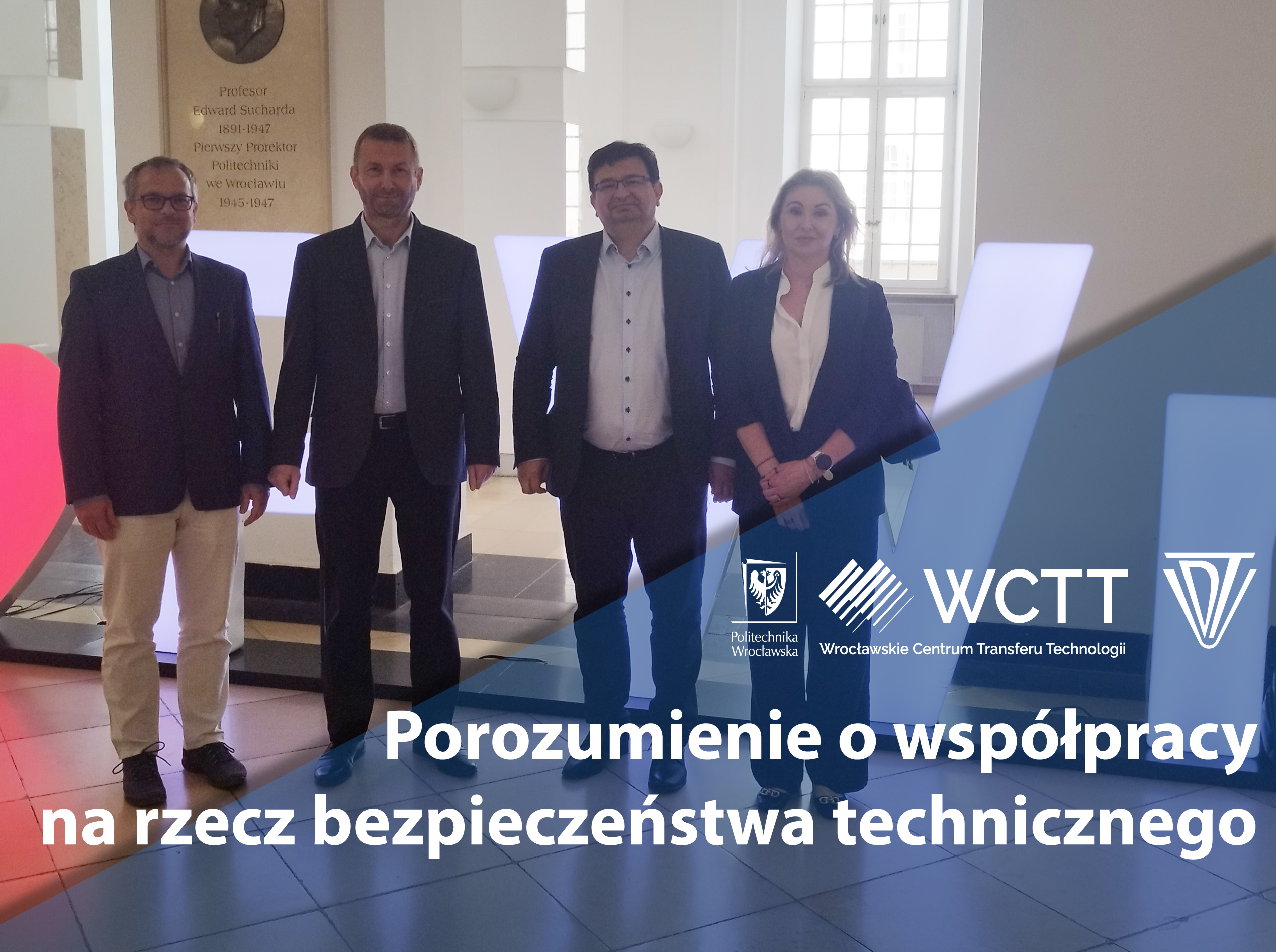Zawarto współpracę na rzecz bezpieczeństwa technicznego pomiędzy UDT a WCTT PWr.