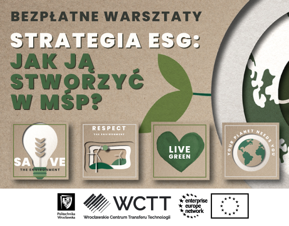 Bezpłatne szkolenie: Strategia ESG – jak ją stworzyć w MŚP?