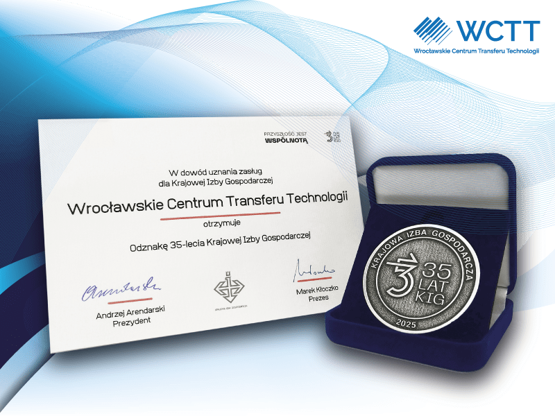 Trzy dekady współpracy z Dolnośląską Izbą Gospodarczą – WCTT z wyróżnieniem KIG