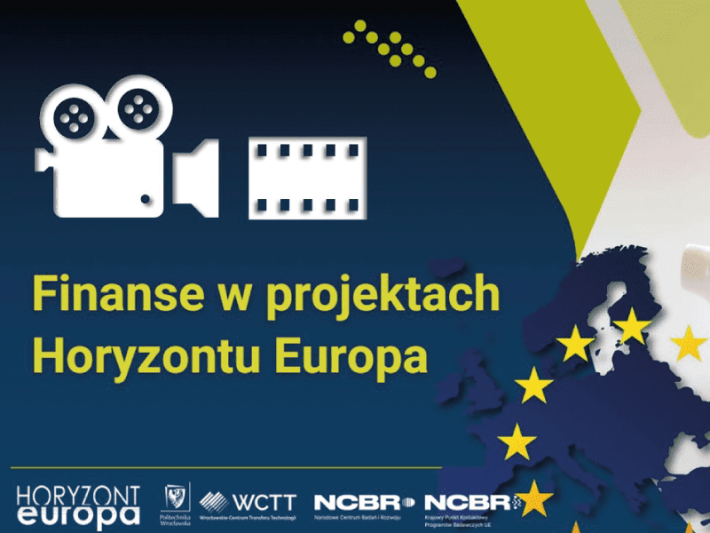 Materiał wideo ze szkolenia „Finanse w projektach Horyzontu Europa” we Wrocławiu – podsumowanie wydarzenia