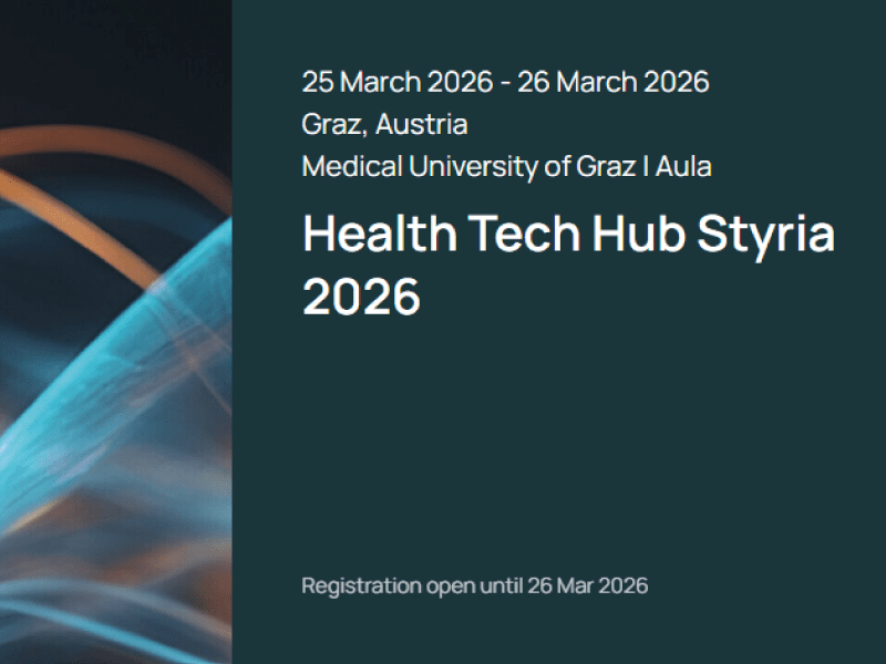 Health Tech Hub Styria 2026 – międzynarodowe wydarzenie dla sektora HealthTech i Life Sciences