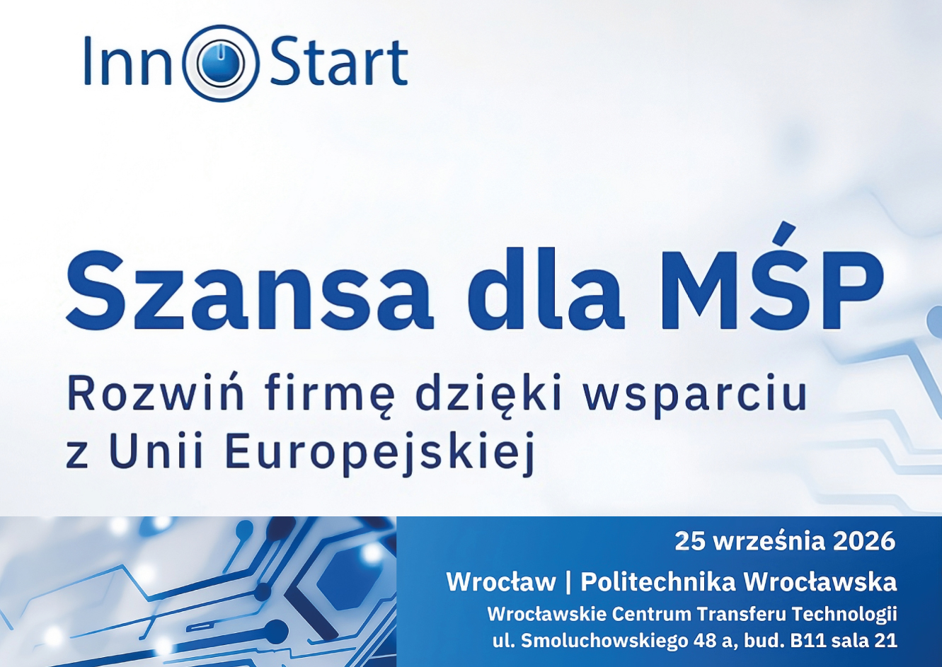 Spotkanie „Szansa dla MŚP – Rozwiń firmę dzięki wsparciu z Unii Europejskiej”